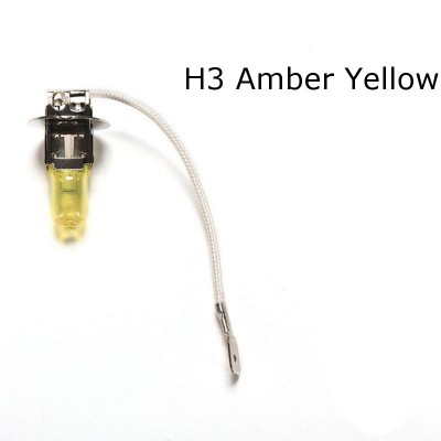H3 Amber Yellow 55W 3000K